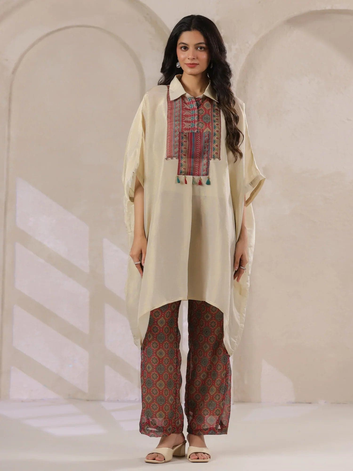 Toymi Fashion Ivory Kaftan Garden Twin